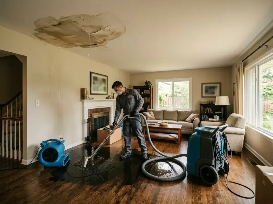 attic-pipe-burst-ceiling-drip-008 — frequently asked questions, Water Damage Restoration & Carpet Care in North Mankato, MN